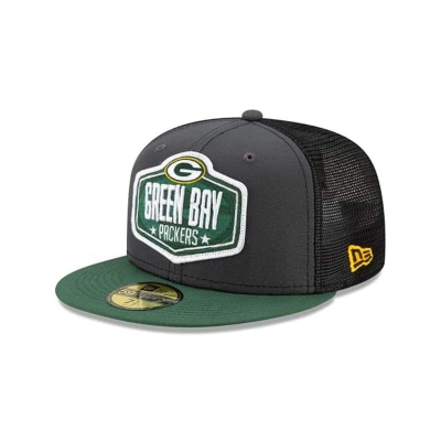 Sapca New Era Green Bay Packers NFL NFL Draft 59FIFTY Fitted - Gri